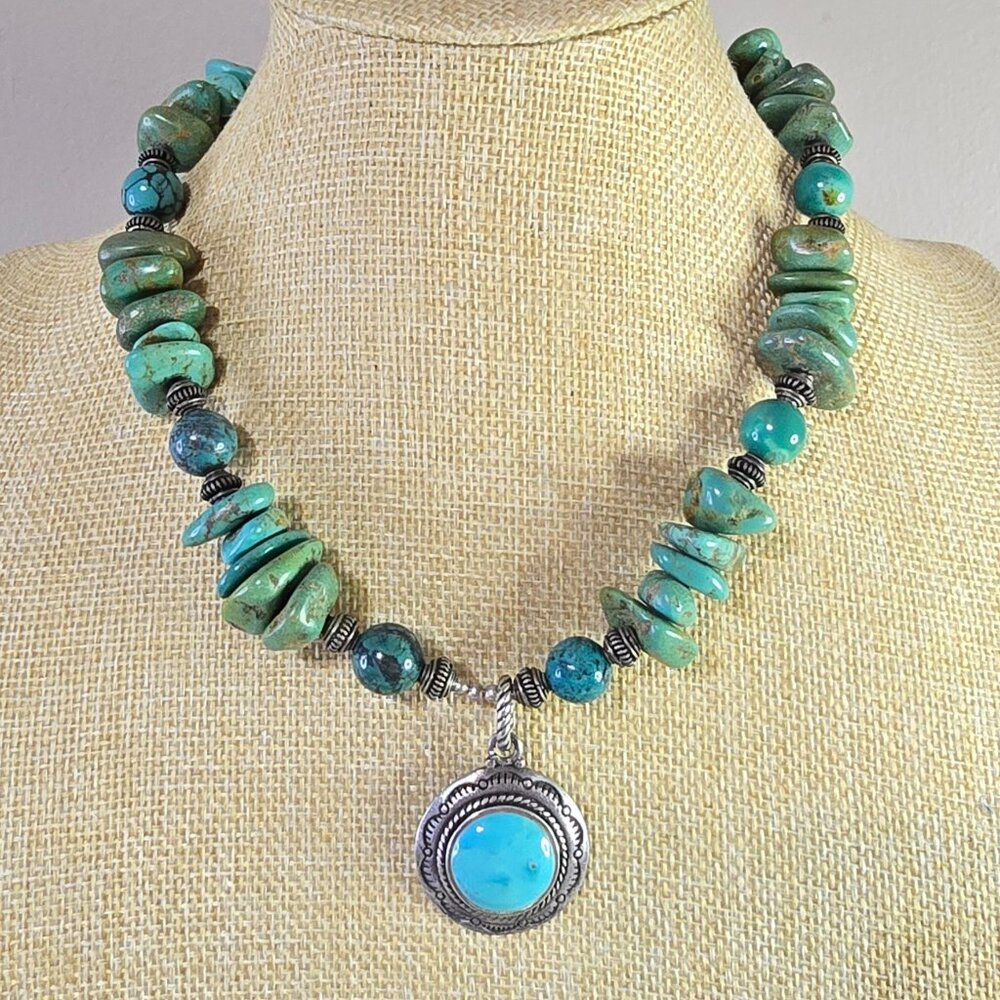Studio Barse Sterling Silver Turquoise Necklace